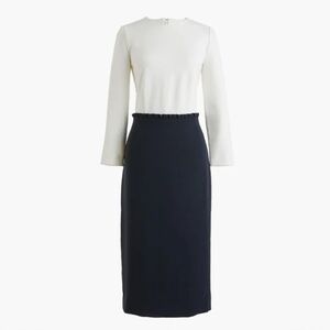 JCREW 365 | Combo Dress Navy / Cream